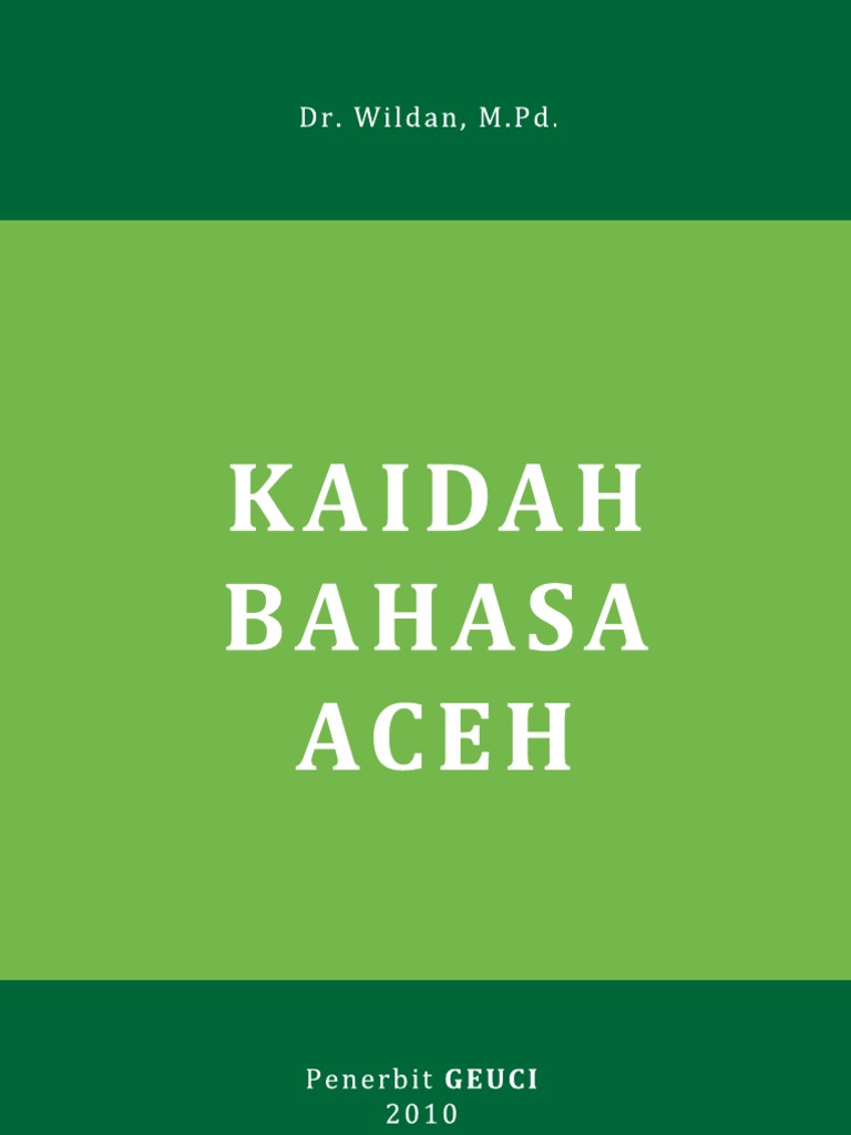 KAIDAH BAHASA ACEH